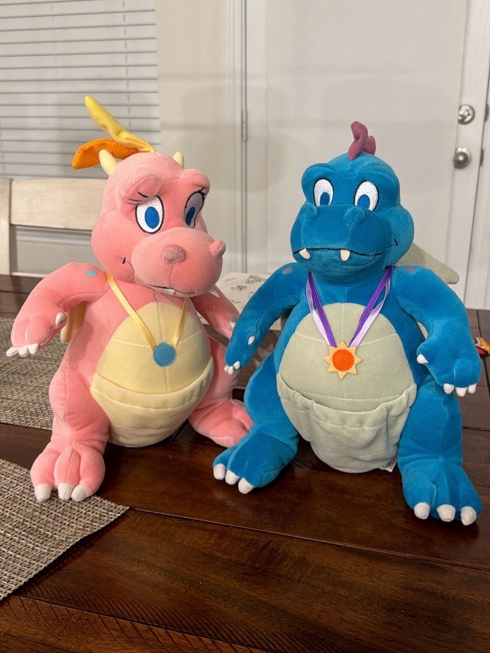 Vintage Dragon tales plushes